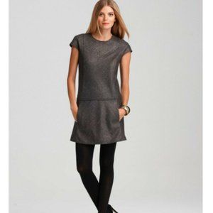 Theory - Olpia Dress - Gray Mettallic - Size 4